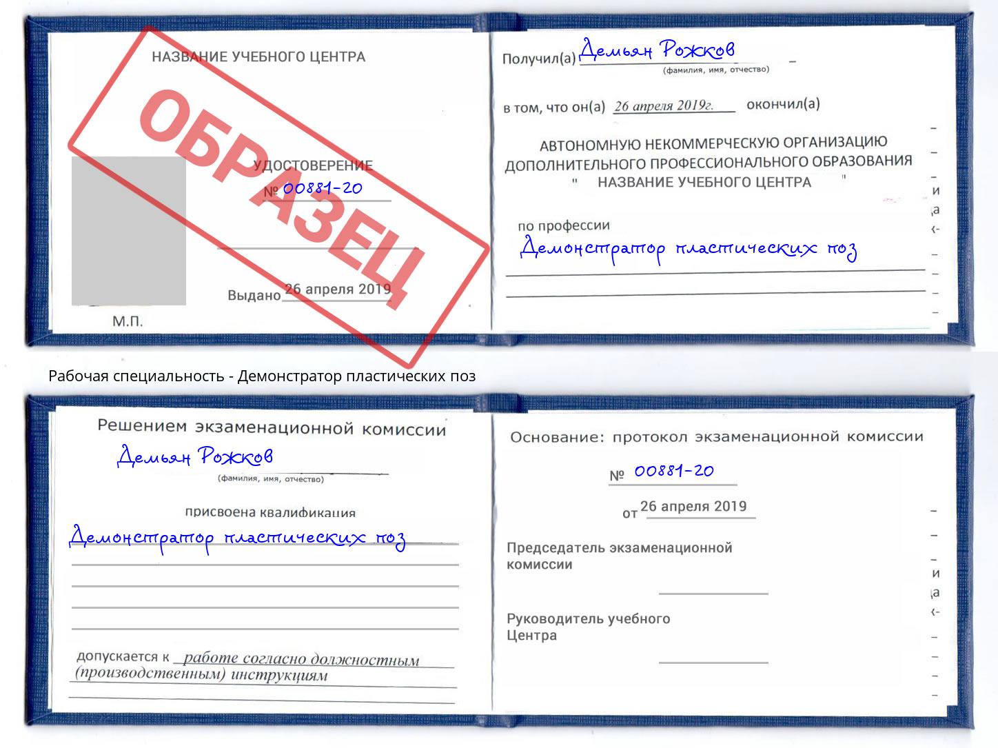 Демонстратор пластических поз Балтийск